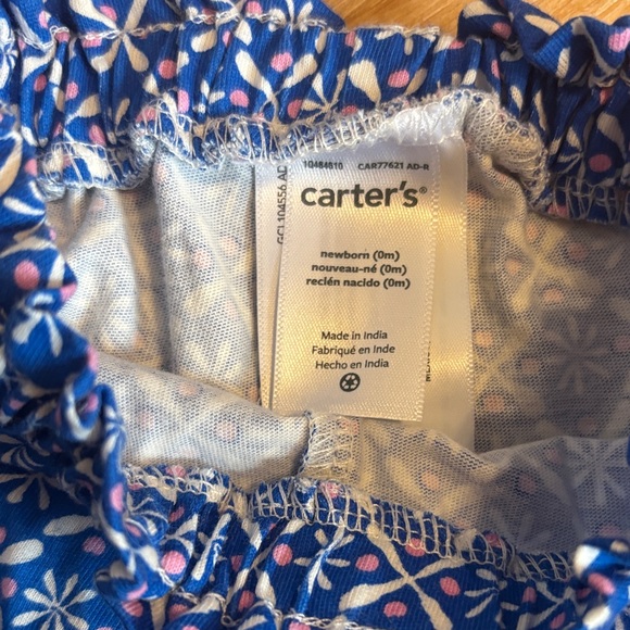 Carters blue patterned matching set - Picture 5 of 5